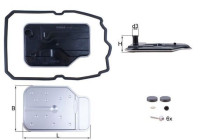 Filtro hidráulico, transmisión automática HX 230 KIT Mahle