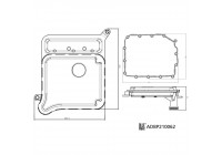 Juego de filtros hidráulicos, accionamiento automático ADBP210062 Blue Print