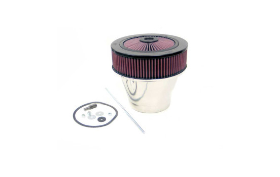 Brida K&N de 130 mm, 229 mm de diámetro, 70 mm de altura con tapa X-Stream (66-3160), Imagen 2