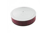 Filtro de aire K&N de 16'' - 186 mm con base abatible (60-1641)