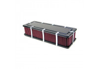 Filtro de aire para carburador K&N AirBox universal transparente, negro, 100 mm (56-9188)