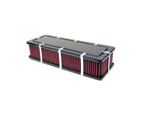 Filtro de aire para carburador K&N AirBox universal transparente, negro, 100 mm (56-9188)