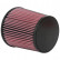 Filtro cónico universal K&N con conexión de 114 mm, fondo de 203 mm, parte superior de 168 mm y altura de 203 mm (