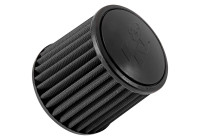 Filtro de aire K&N Universal Dryflow negro cónico, conexión de 70 mm, 152 mm inferior, 133 mm superior, 133 mm sup