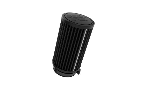 Filtro de aire K&N Universal Dryflow negro redondo, conexión de 64 mm, diámetro de 89 mm, altura de 152 mm (RU-313