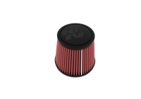 Filtro de aire universal K&N ovalado/cónico, conexión de 60 mm, 113 mm x 132 mm inferior, 84 mm x 89 mm superior, 