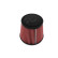 Filtro de aire universal K&N ovalado/cónico, conexión de 60 mm, 113 mm x 132 mm inferior, 84 mm x 89 mm superior, 