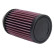 Filtro de repuesto universal cilíndrico K&N de 62 mm (RU-0810), Miniatura 2