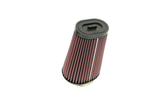 Filtro ovalado/cónico universal K&N de 62 mm, conexión de 20 grados, 114 mm x 95 mm inferior, 89 mm x 64 mm superi