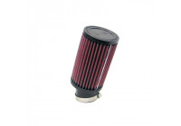 Filtro ovalado universal K&N de 49 mm, conexión de 20 grados, 89 mm de diámetro exterior, 152 mm de altura (RU-142