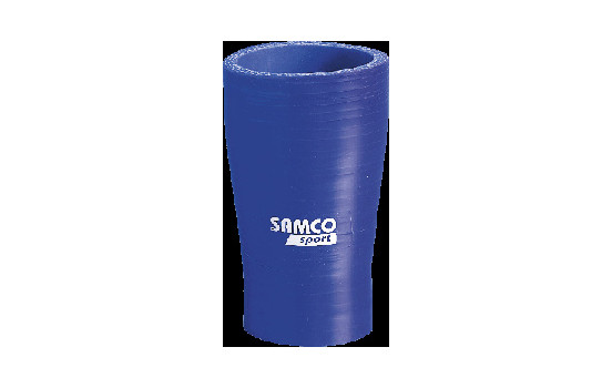 Adaptador reductor recto Samco azul 45>38 mm 102 mm