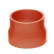 Reductor de manguera de silicona - 76->76 mm - Naranja