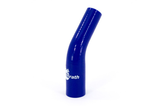 Reductor de manguera de silicona Bonrath con curva de 45 grados - Longitud: 50 mm - Ø28>25 mm
