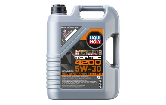 Aceite de motor Liqui Moly Top Tec 4200 5W30 C3 5L, Imagen 3