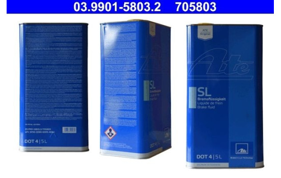 Líquido de frenos ATE DOT 4 5L, Imagen 2