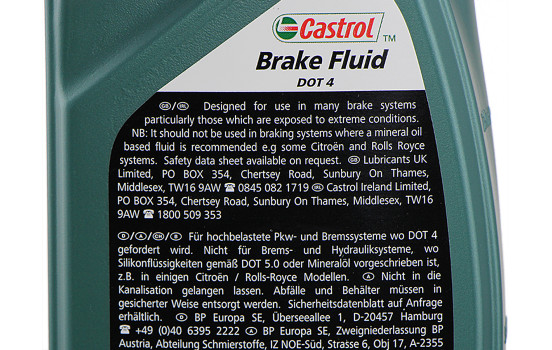 Líquido de frenos Castrol DOT 4 1L, Imagen 2