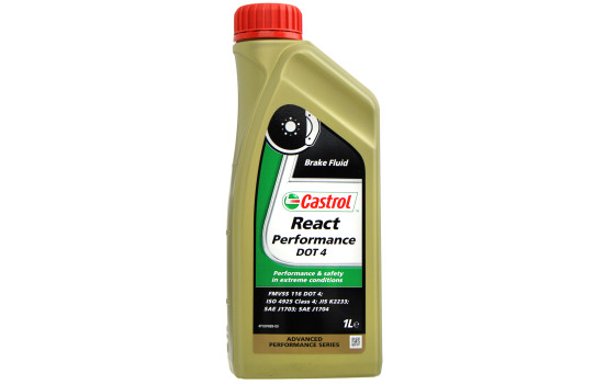 Líquido de frenos Castrol React Performance DOT 4 1L, Imagen 2
