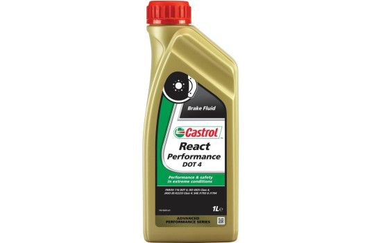 Líquido de frenos Castrol React Performance DOT 4 1L, Imagen 3
