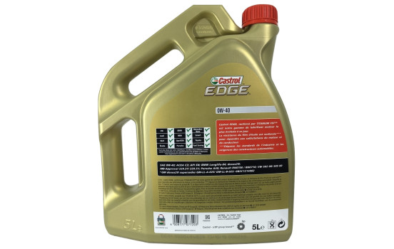 Aceite de motor Castrol Edge 0W40 C3 5L, Imagen 3
