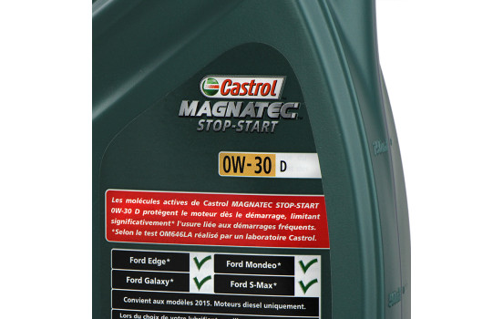 Aceite de motor Castrol Magnatec Stop-Start 0W30 D 1L, Imagen 5