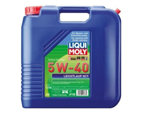 Aceite de motor Liqui Moly HC7 5W-40 20L