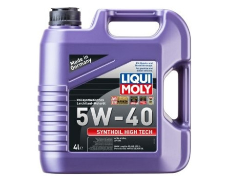 Aceite de motor Liqui Moly Synthoil High Tech 5W40 A3/B4 4L