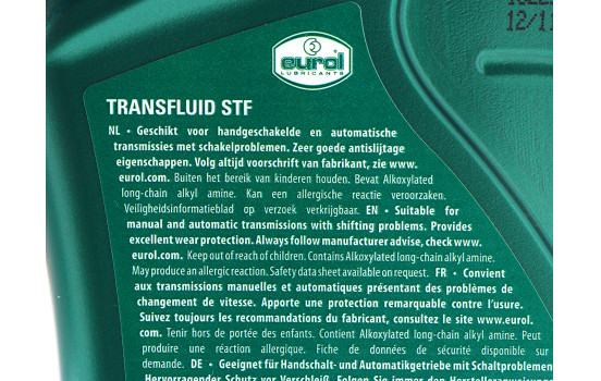 Aceite de caja de cambios Eurol Transfluid STF 1L, Imagen 3