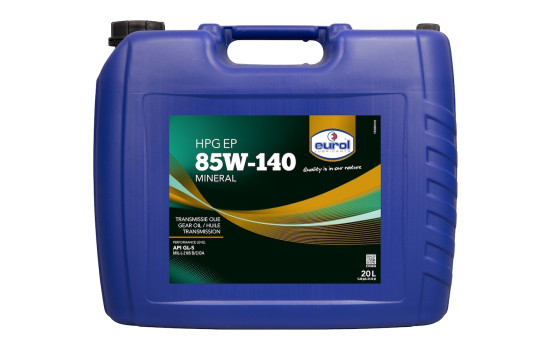 Aceite para caja de cambios Eurol HPG EP GL5 85W-140 20L