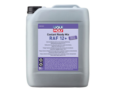 Anticongelante/refrigerante líquido de molibdeno, mezcla lista para usar RAF 12+ 5L