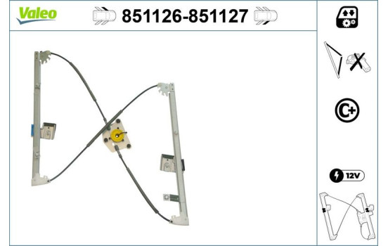 Fönsterhiss 851126 Valeo, bild 2