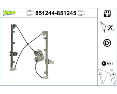Fönsterhiss 851244 Valeo, bild 2