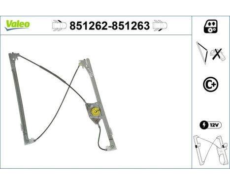 Fönsterhiss 851262 Valeo, bild 2