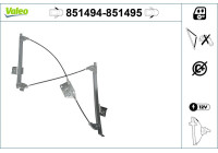 Fönsterhiss 851495 Valeo