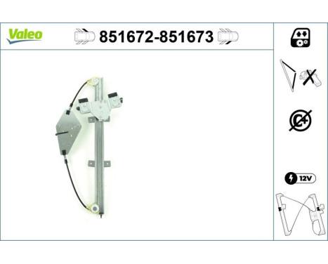 Fönsterhiss 851672 Valeo, bild 2