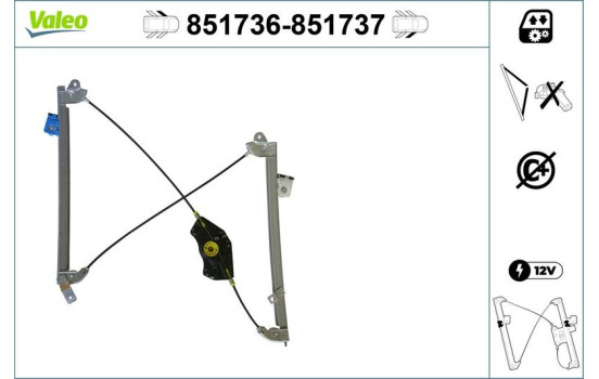 Fönsterhiss 851737 Valeo, bild 2