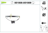 Fönsterregulator 851808 Valeo