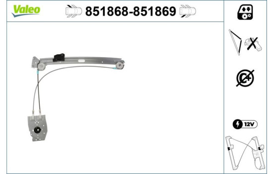 LV AR G-MECA-BMW 5-SERIEN (E39) (99 851868 Valeo
