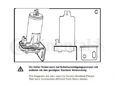 Rengöringsvätskepump, bild 2