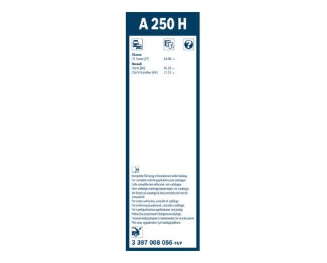 Bosch bakre torkare A250H - Längd: 250 mm - bakre torkarblad, bild 3