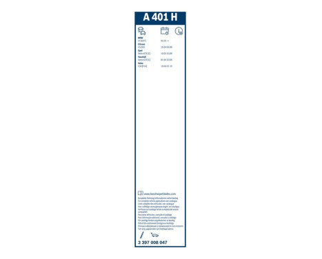Bosch bakre torkare A401H - Längd: 400 mm - bakre torkarblad, bild 10
