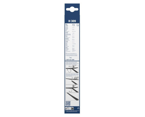 Bosch bakre torkare H309 - Längd: 300 mm - bakre torkarblad, bild 11