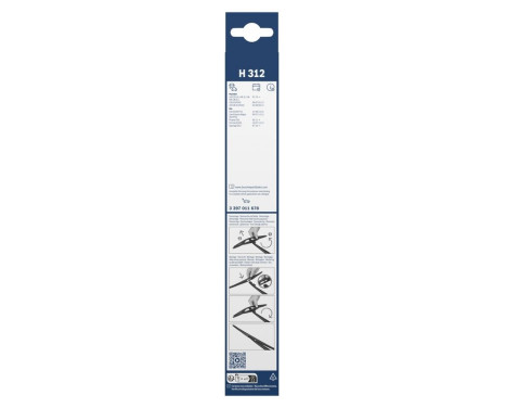 Bosch bakre torkare H312 - Längd: 300 mm - bakre torkarblad, bild 11