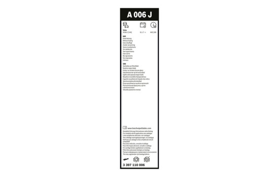 Bosch torkarblad 3397110006 (endast ouppvärmda), bild 5