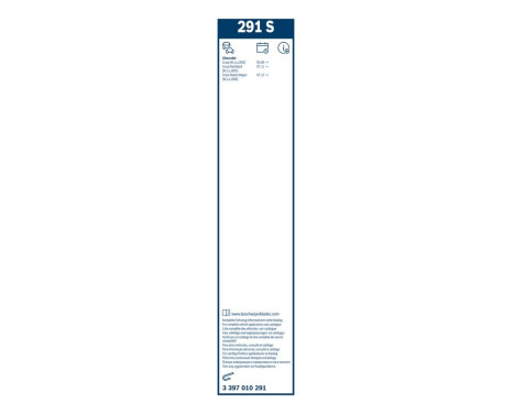 Bosch torkarblad värdepaket 291S + H358, bild 11