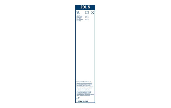 Bosch torkarblad värdepaket 291S + H358, bild 11