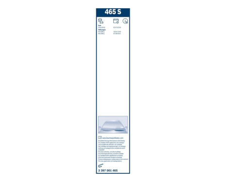 Bosch torkarblad värdepaket 465S + H282, bild 10