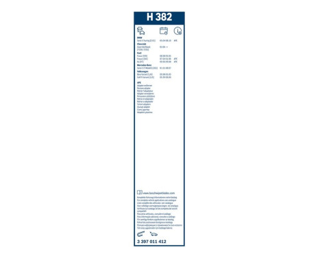 Bosch torkarblad värdepaket 533S + H382, bild 22