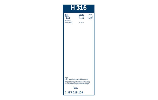 Bosch torkarblad värdepaket 577 + H316, bild 22
