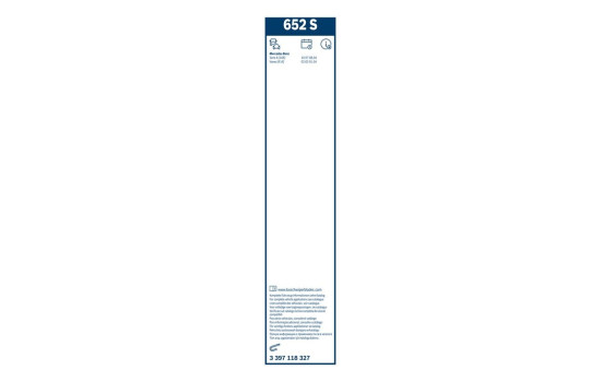 Bosch torkarblad värdepaket 652S + H380, bild 19