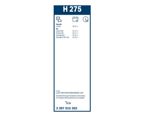 Bosch torkarblad värdepaket 653 + H275, bild 19